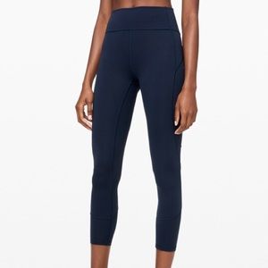 in movement 7/8 tight in blue NEW WITH TAGS